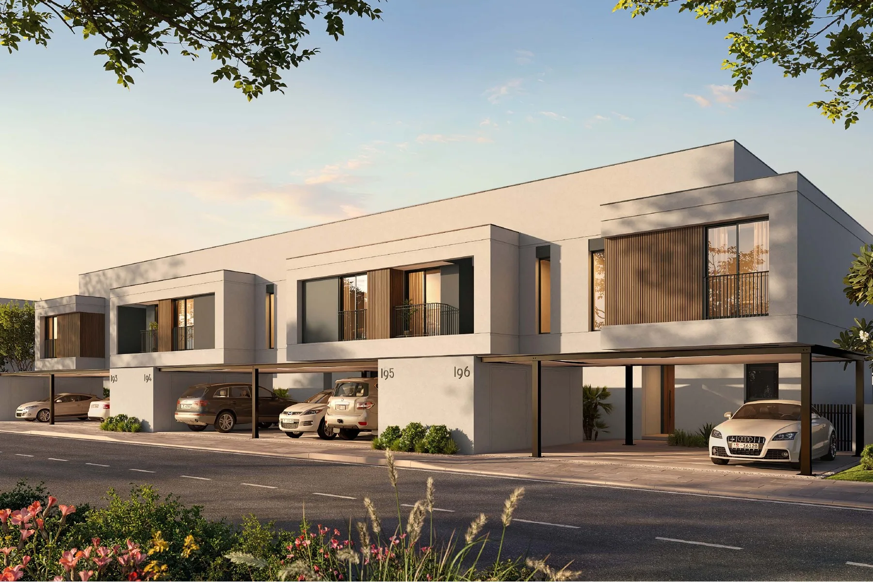 Villa street elevation