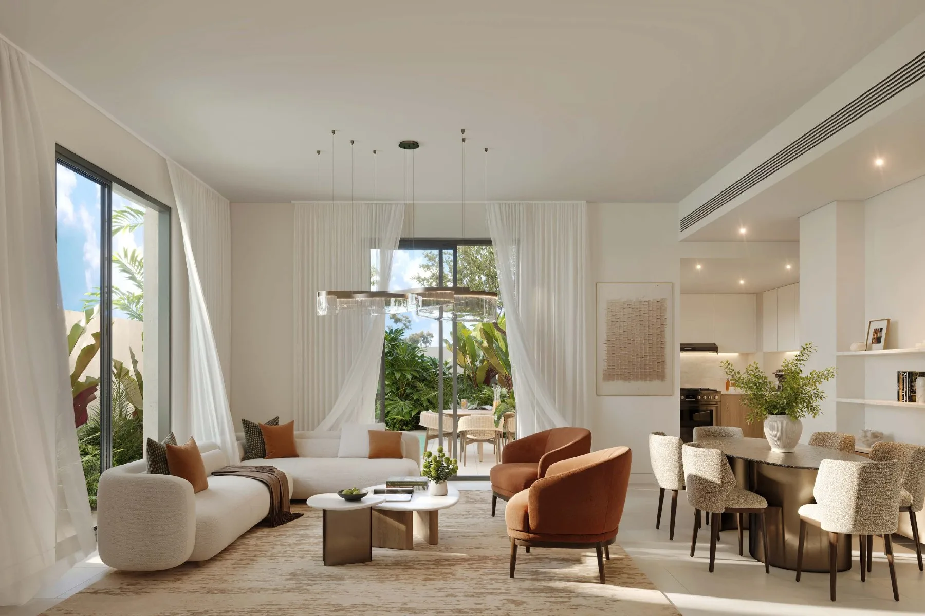 Living room, light scheme