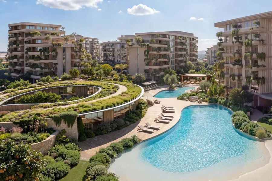 Exterior - buildings and lagoon pool