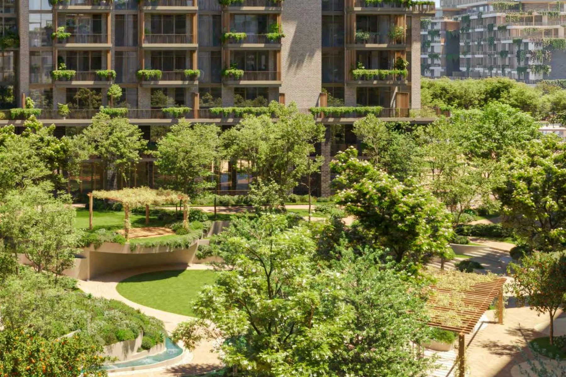 Courtyard garden