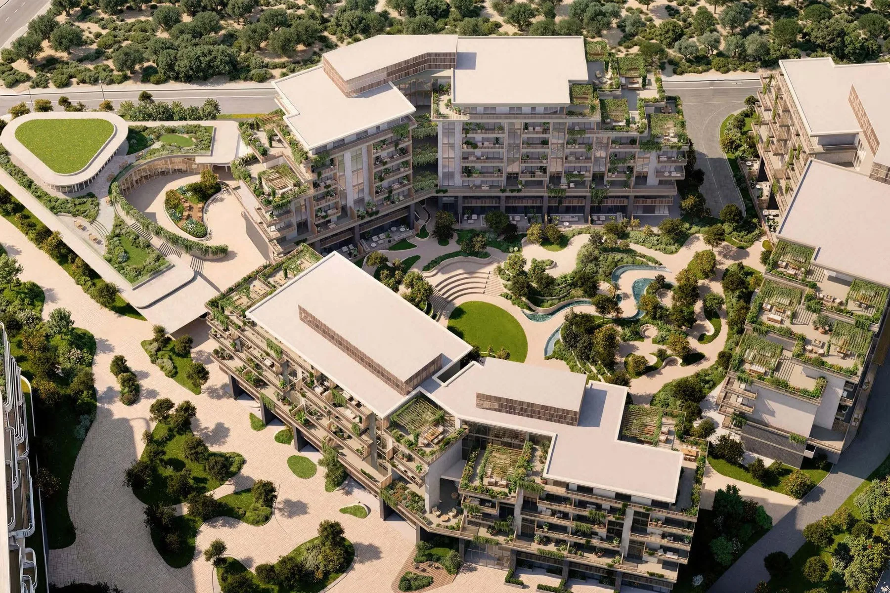 Masterplan, aerial