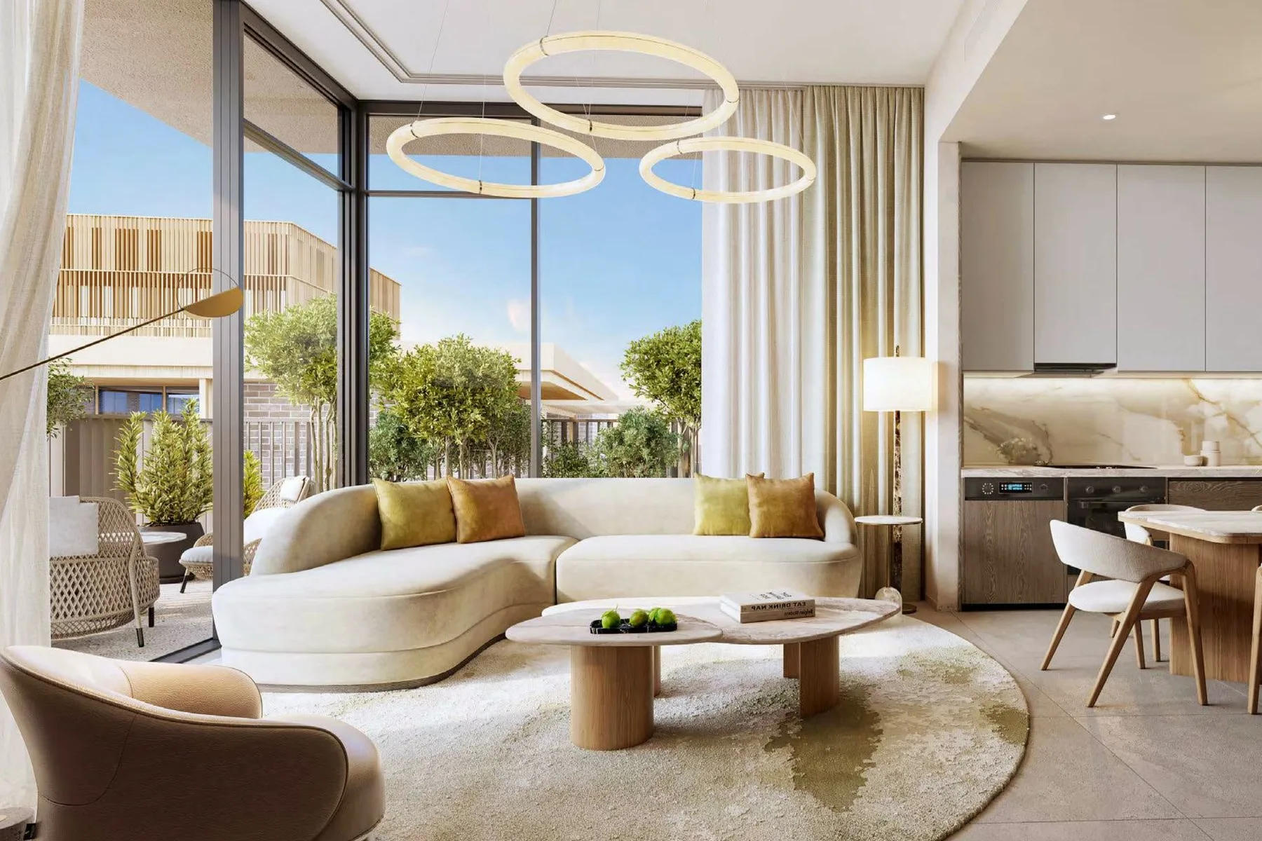 Living room with terrace