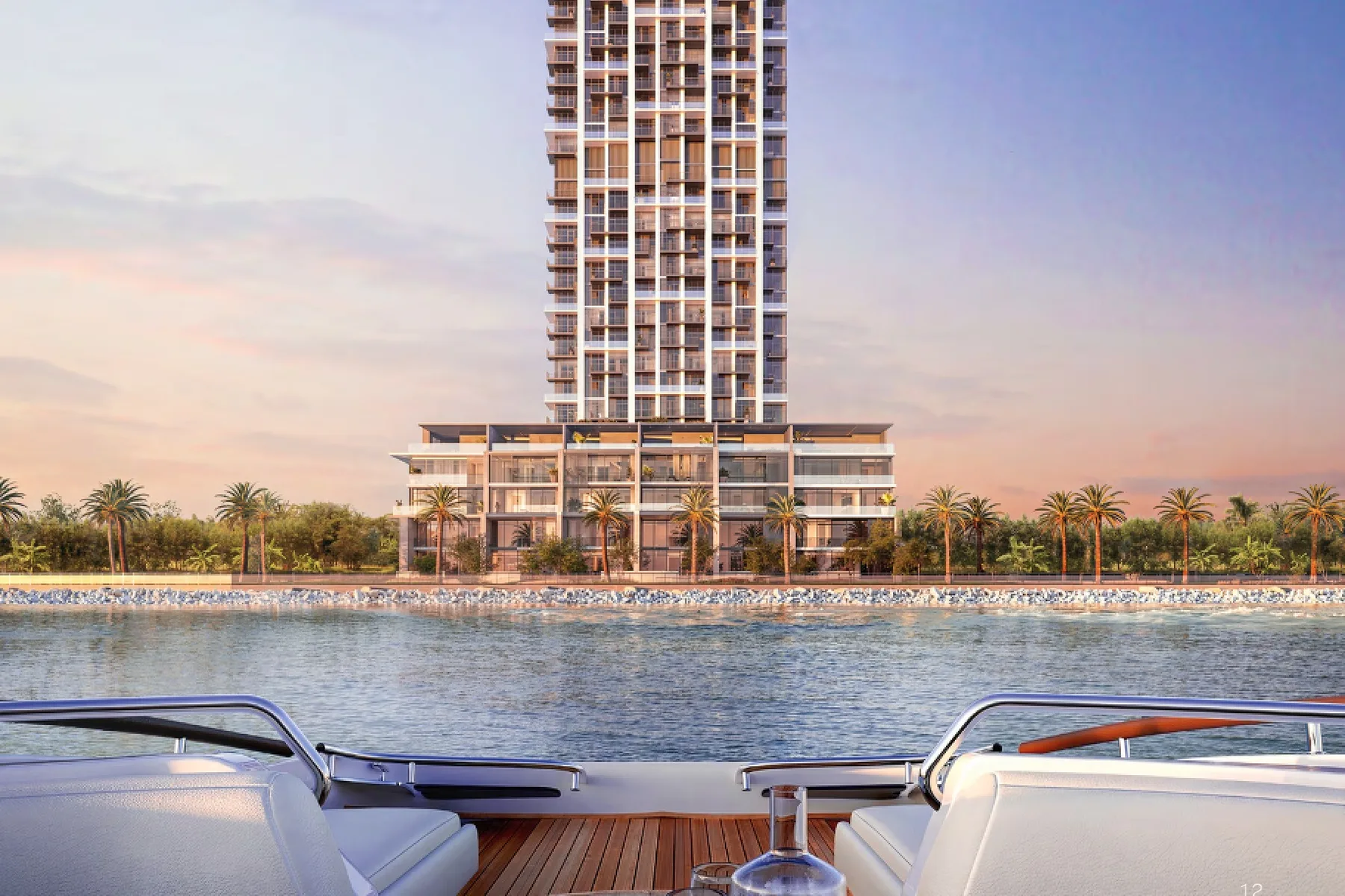 The tower on the Maritime City waterfront