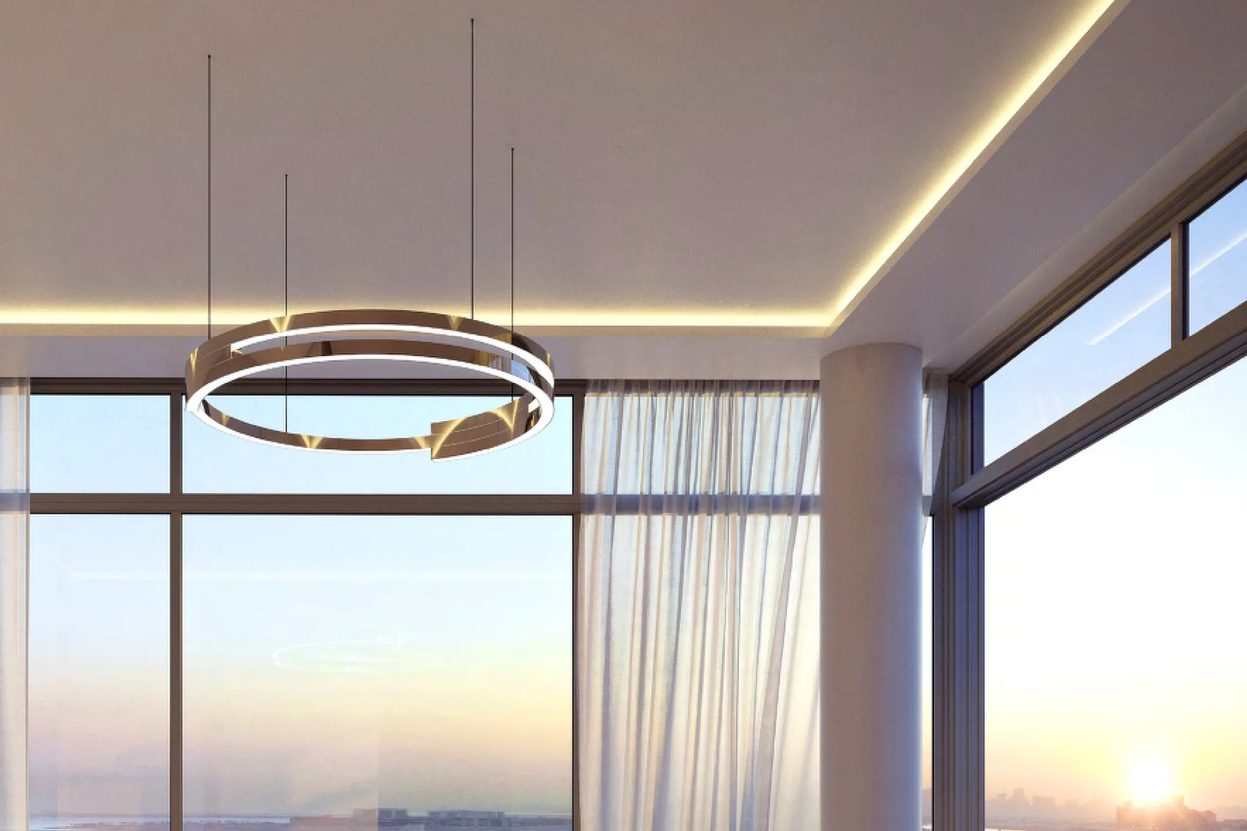Bedroom above the water