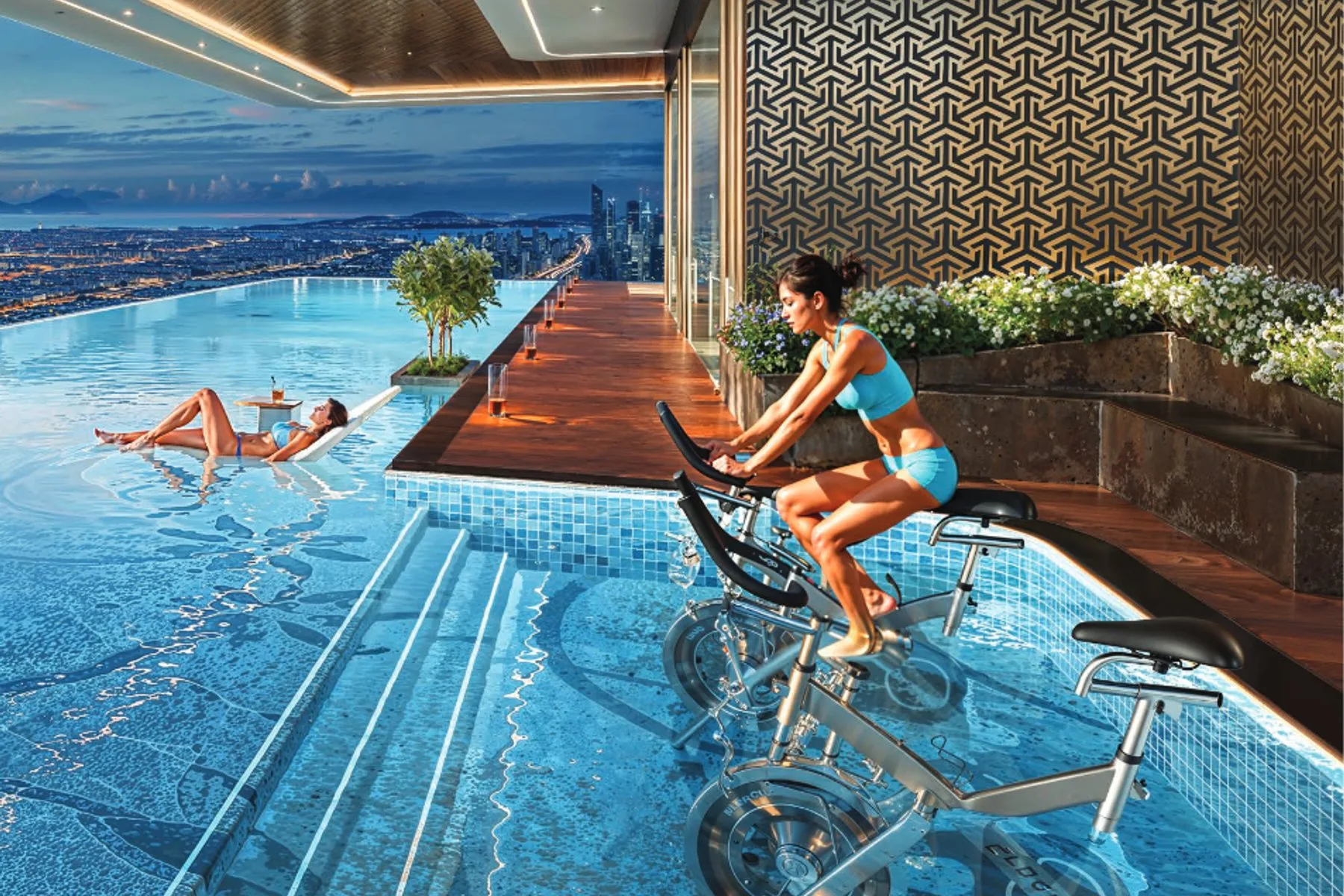 Aquatic gym