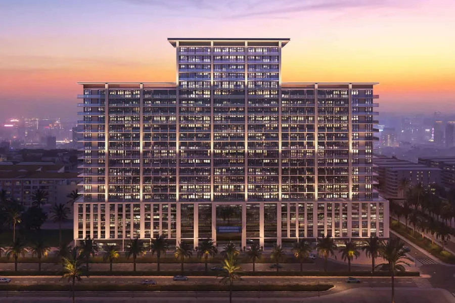 Exterior at dusk