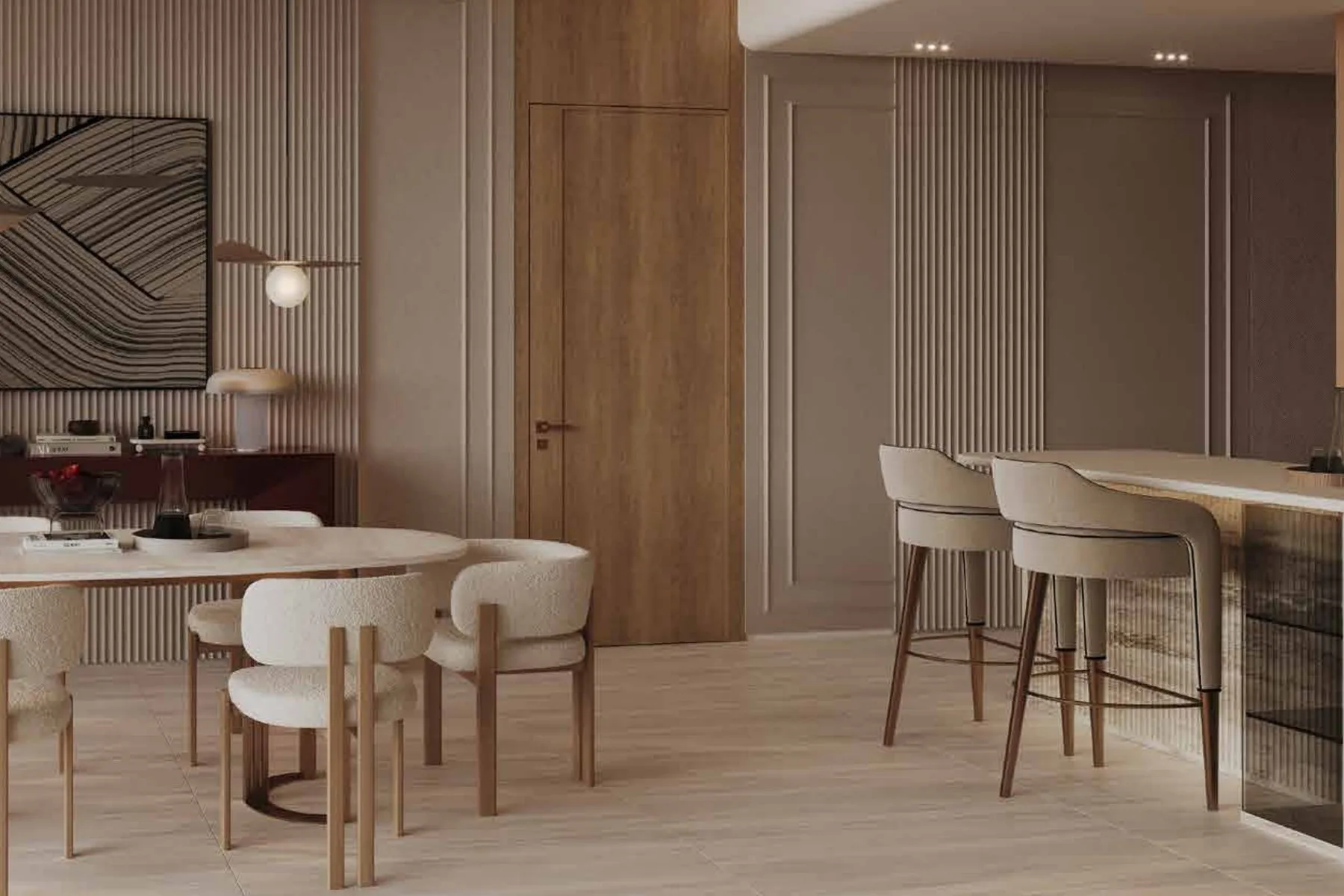 Kitchen and dining