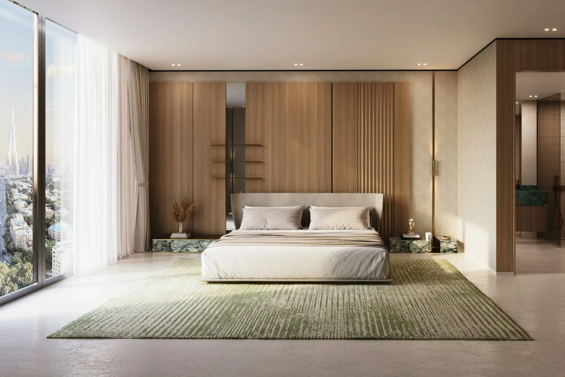 Bedroom with en-suite bathroom