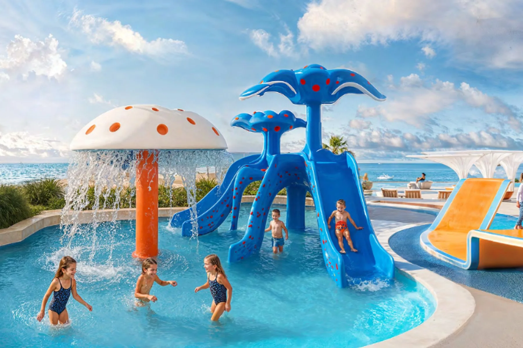 Kids' splash pool