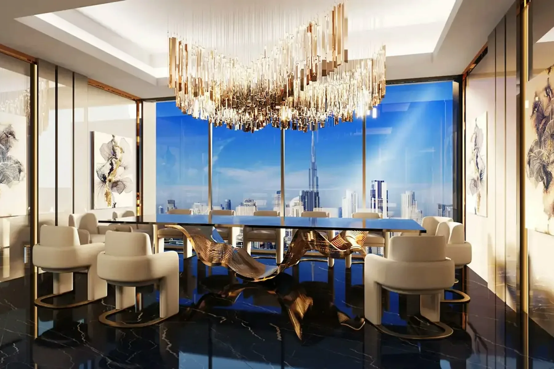 Dining room for twelve