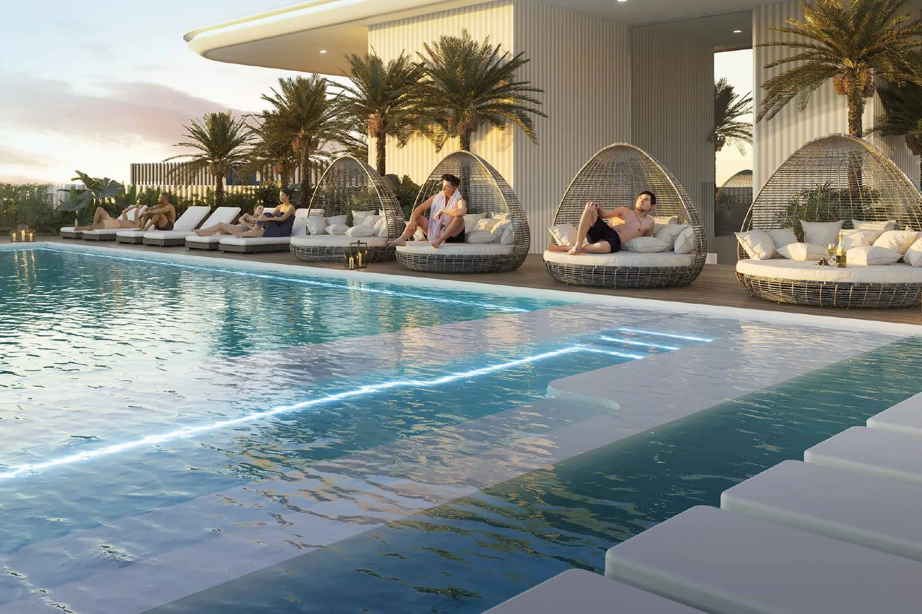 Rooftop infinity pool