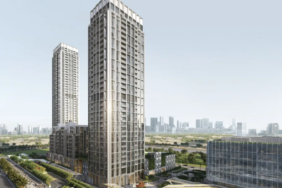 Design Quarter towers, exterior render