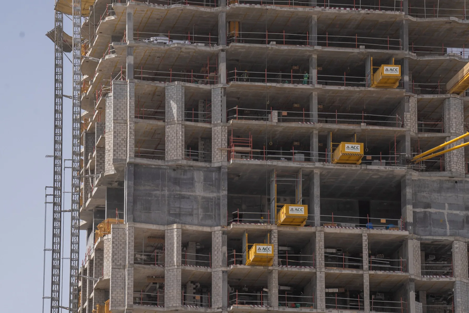 Construction progress photo