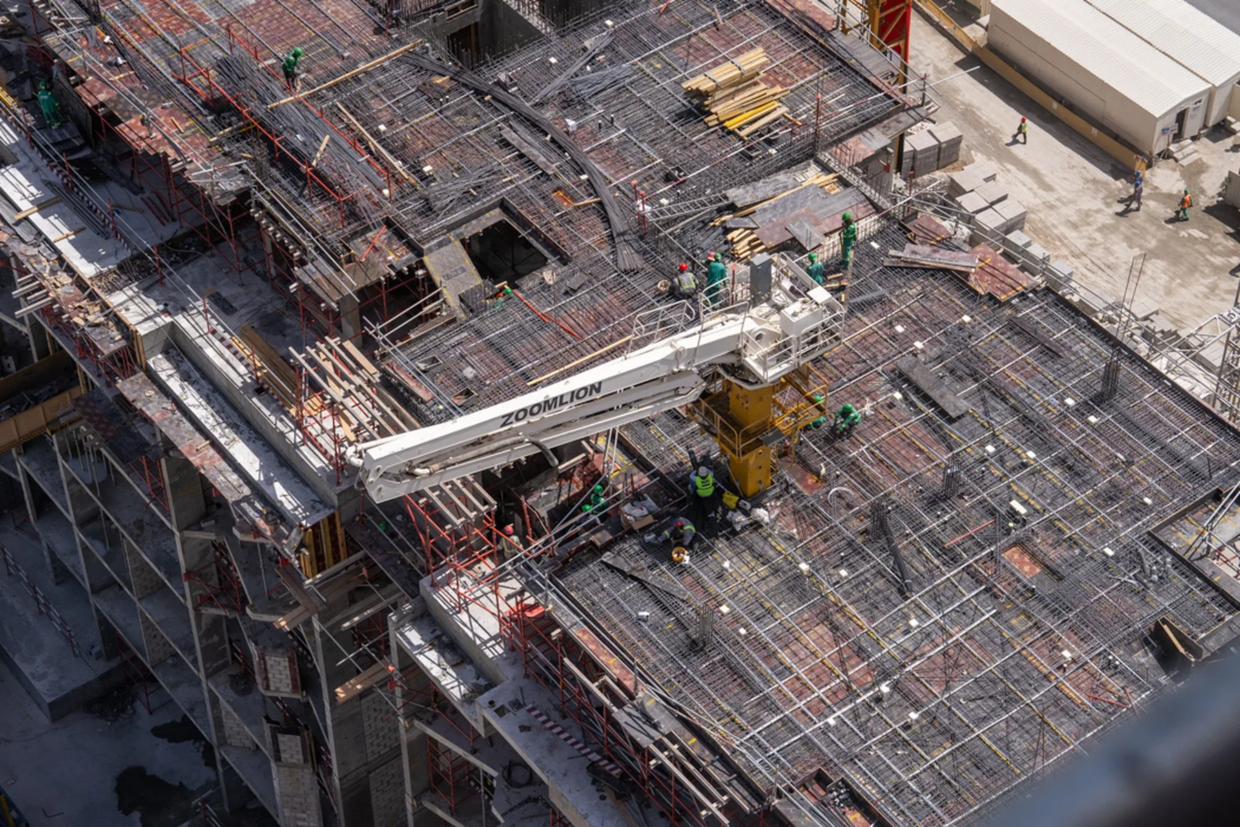 Construction progress photo