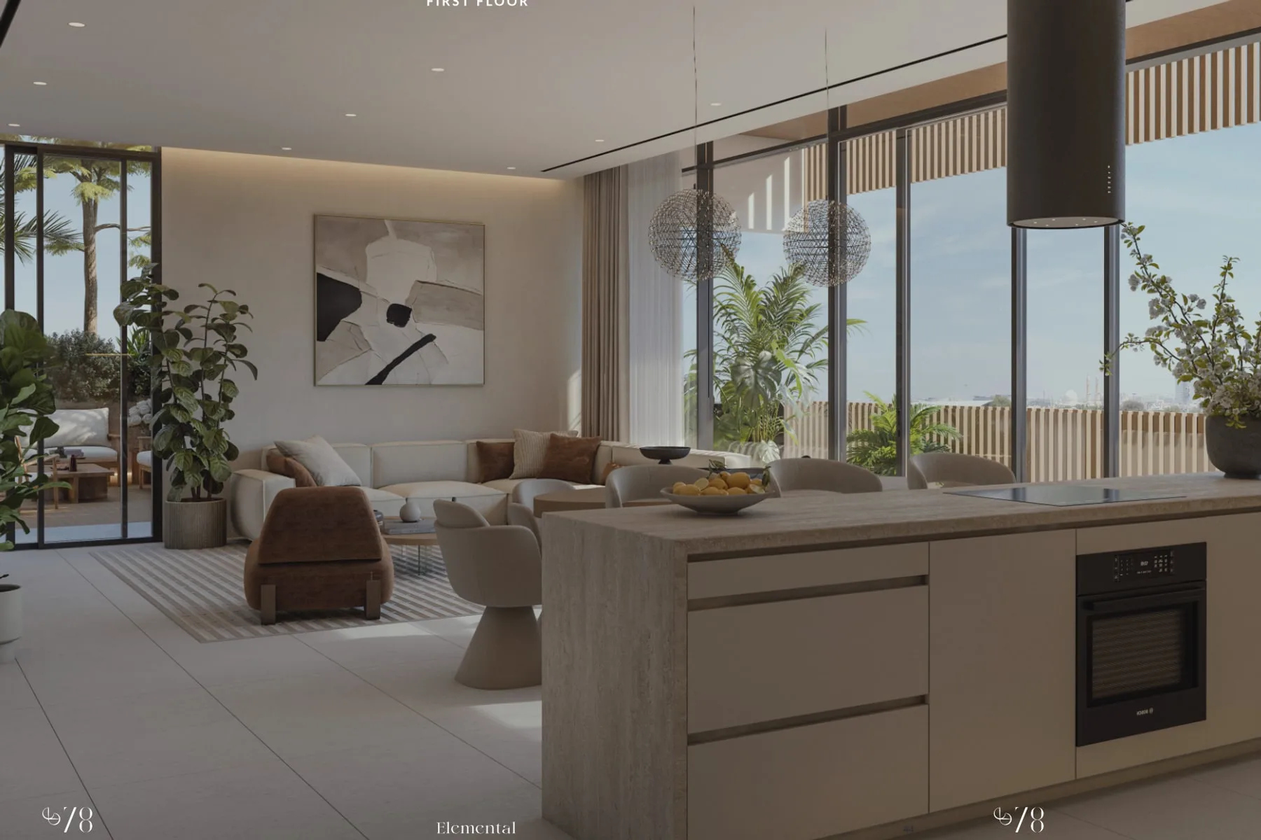 One-bedroom residence