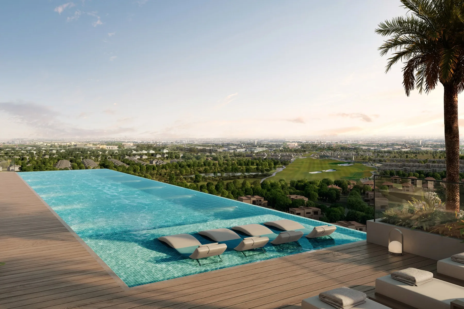 Rooftop infinity pool