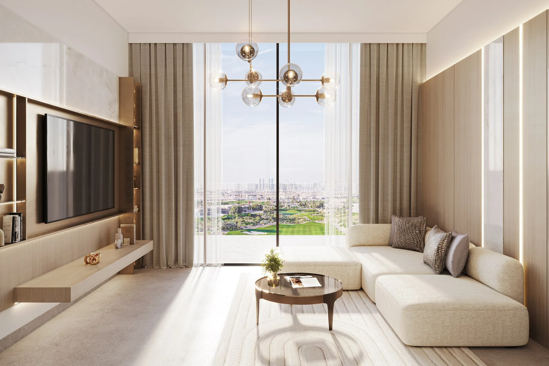 Two-bedroom living room
