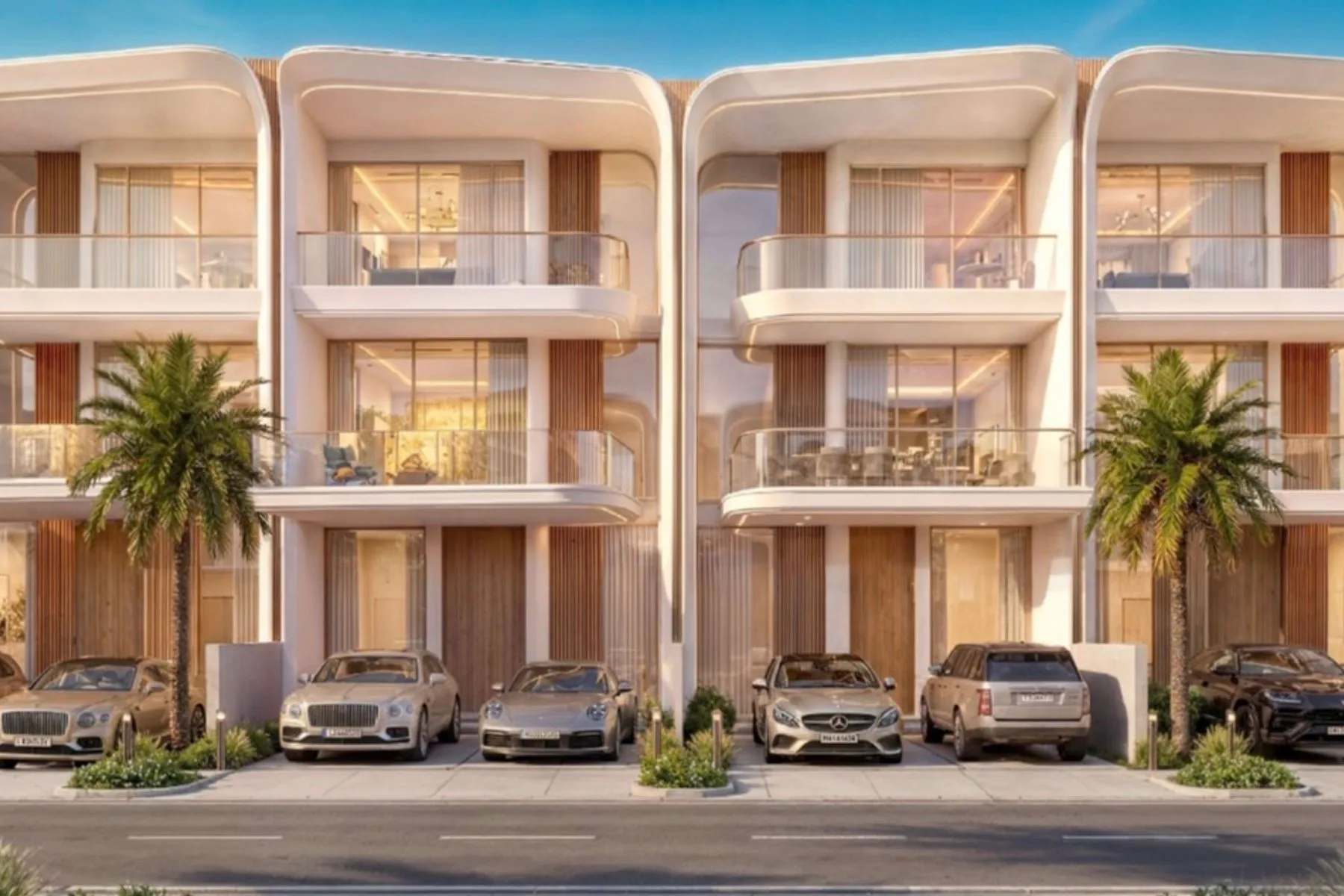 Townhouse facades