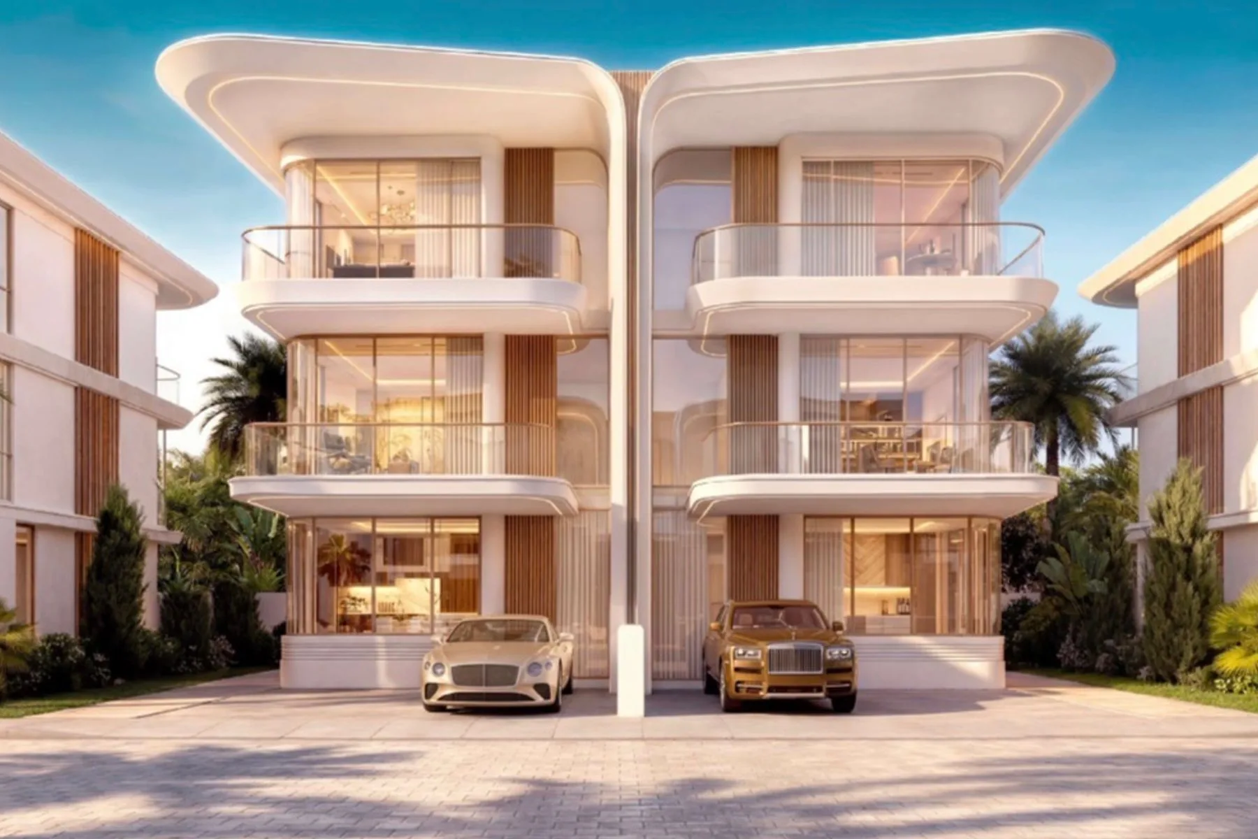 Twin villas