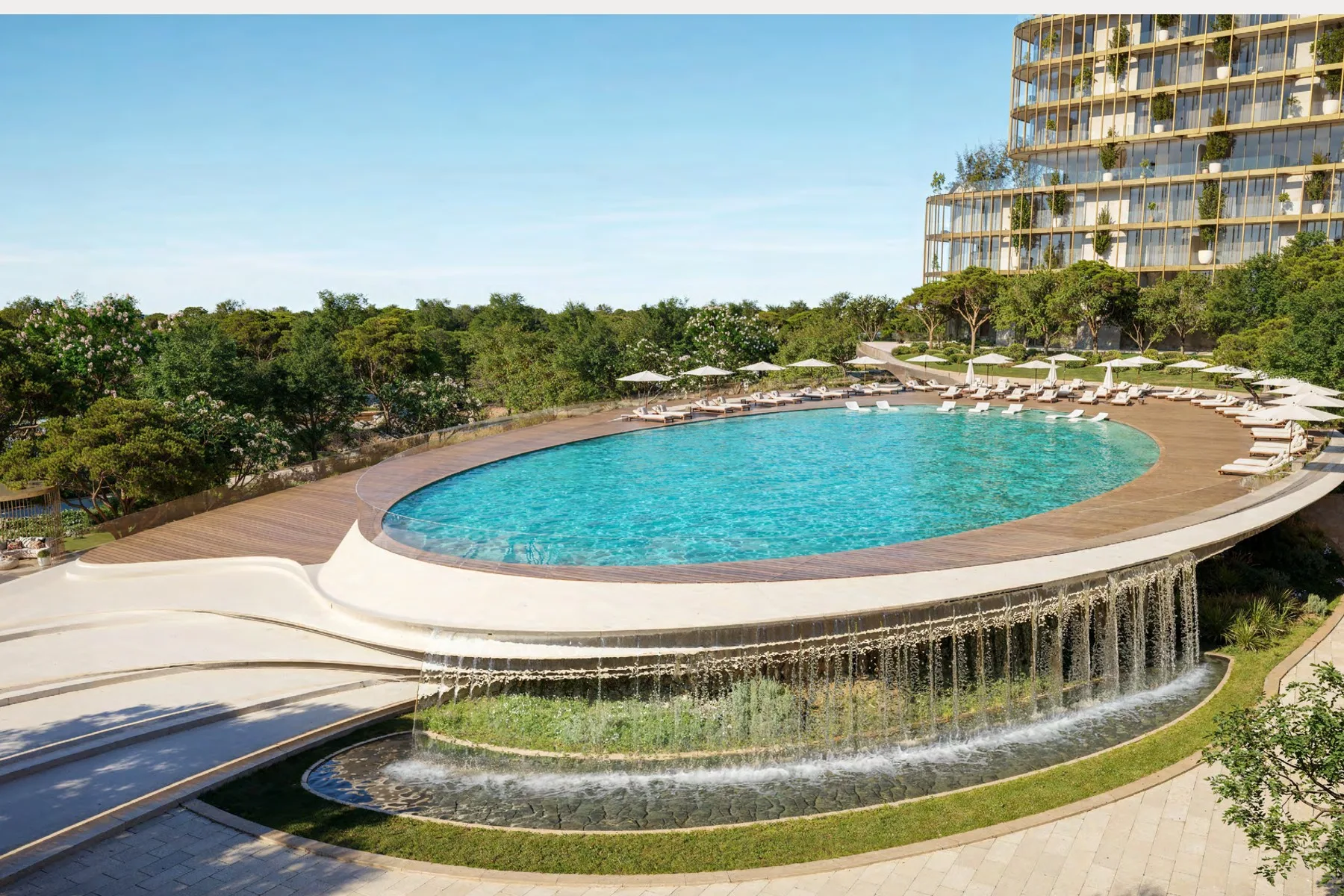 Pool deck