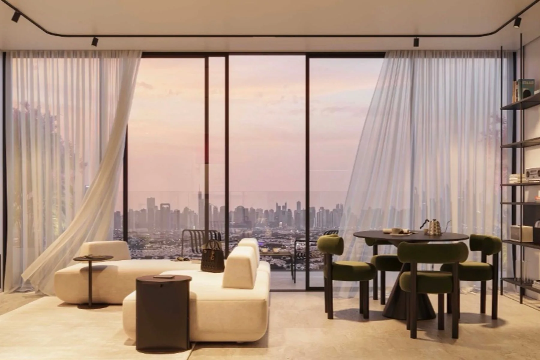 Living and dining area