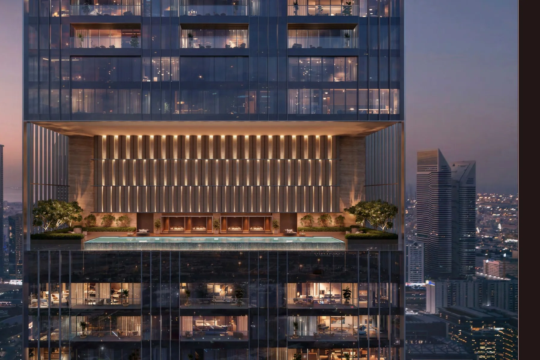 Sky terrace infinity pool