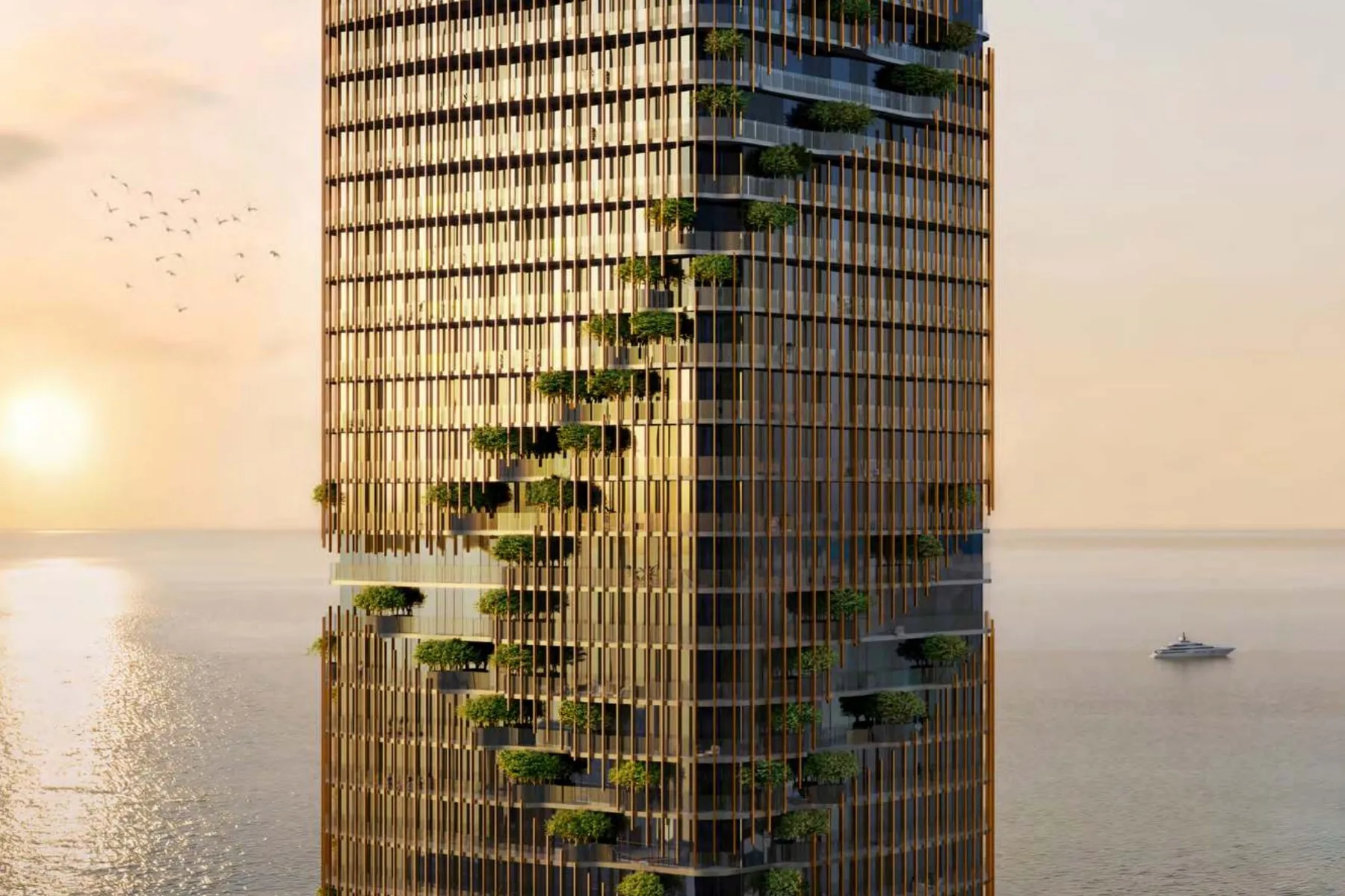 Exterior - tower from the sea