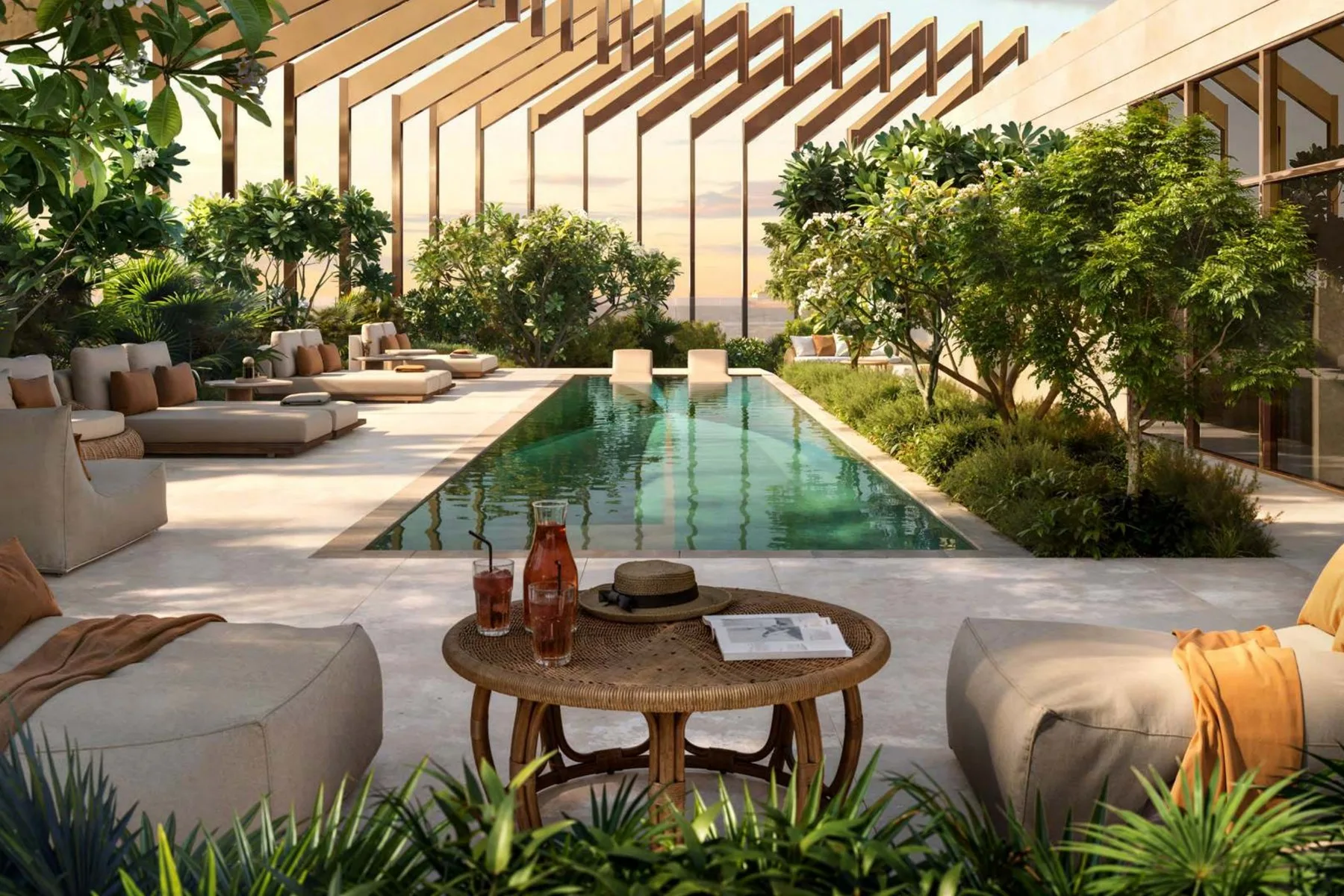 Rooftop terrace and bar