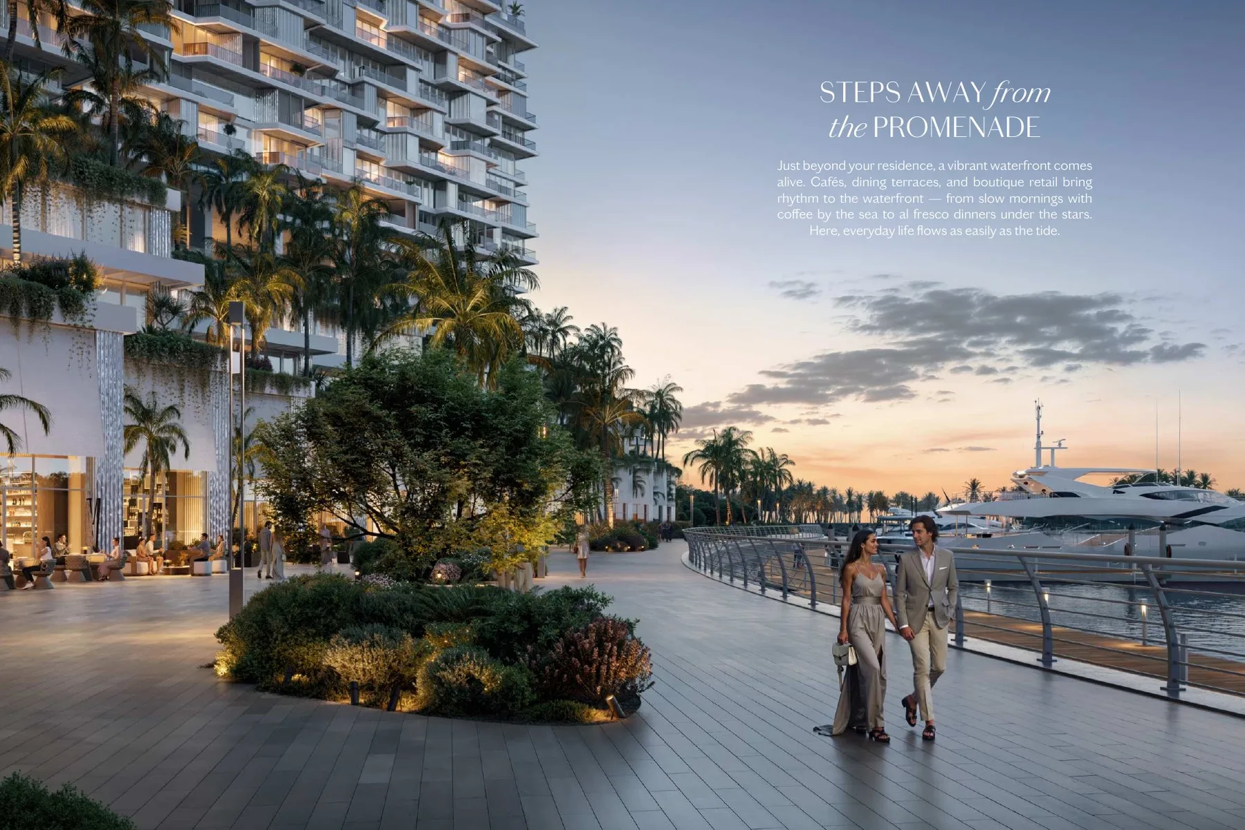 Waterfront promenade