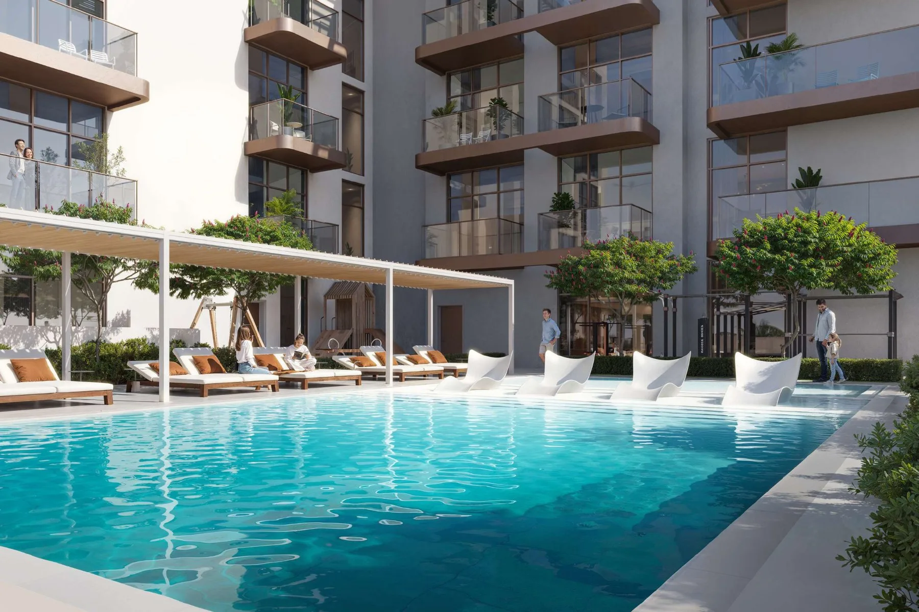 Swimming pool and deck