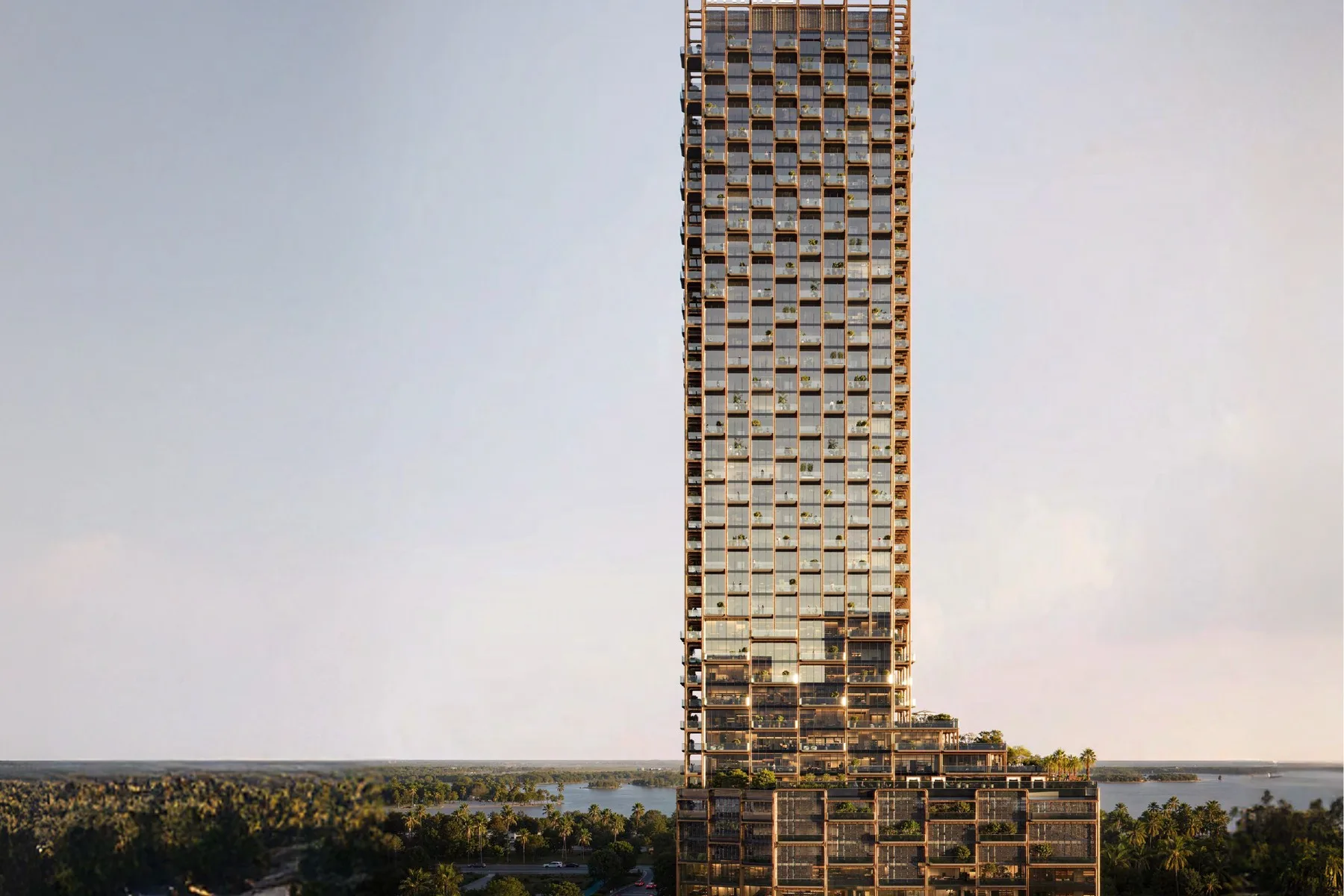 Exterior - tower elevation