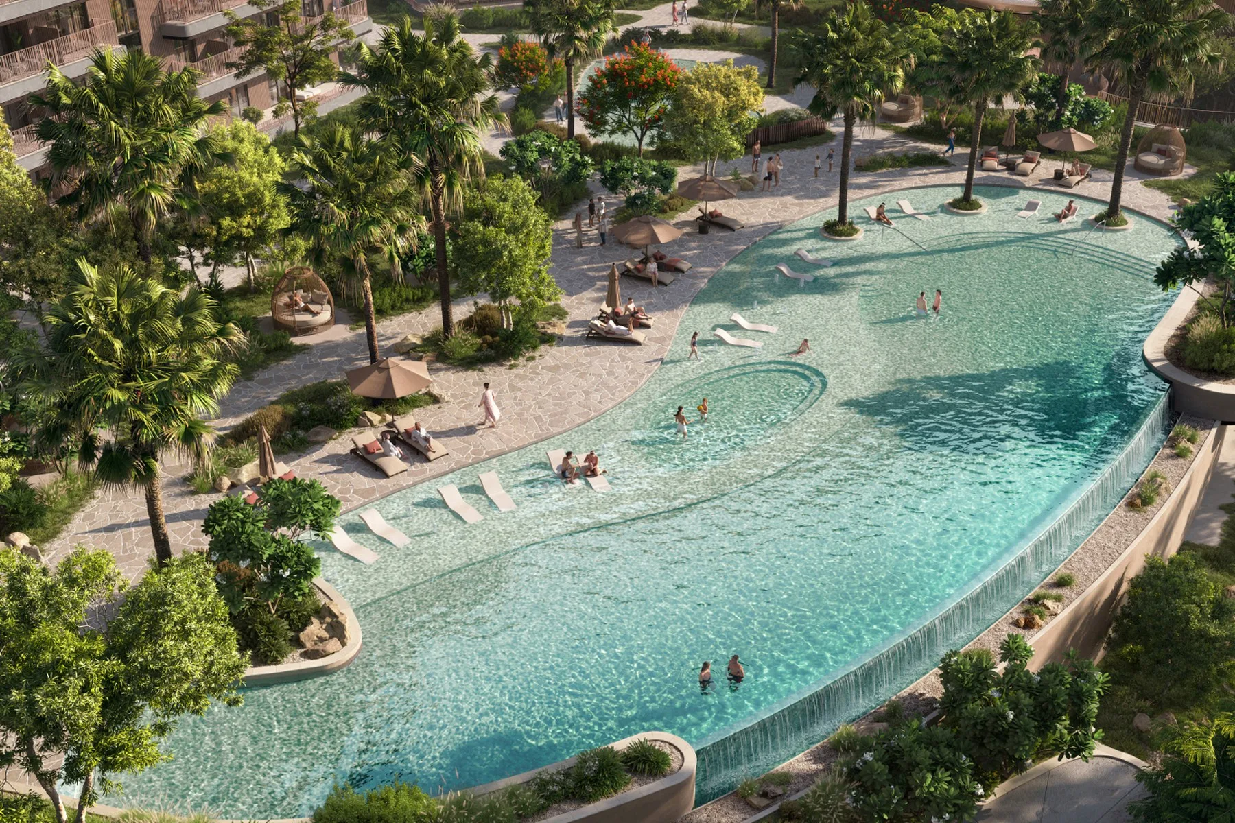 Nature-inspired pool