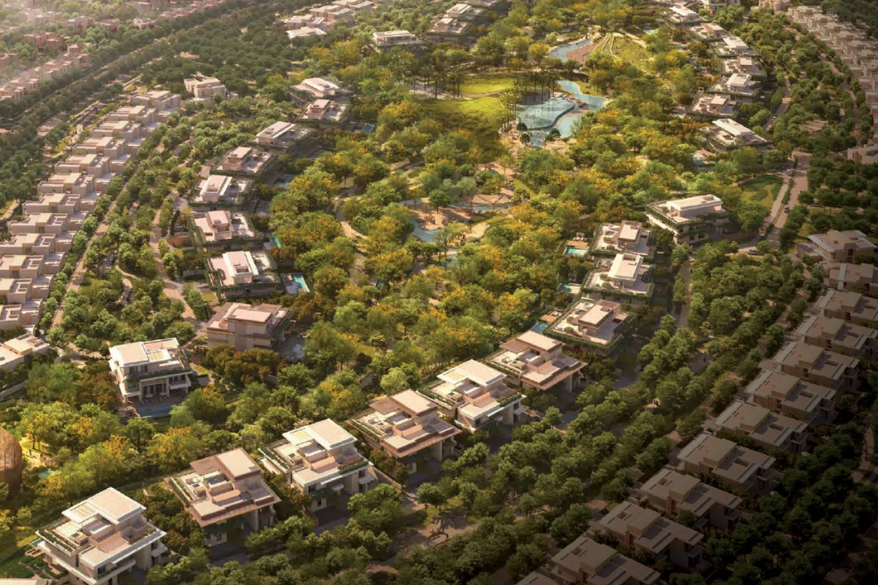 Central Park aerial
