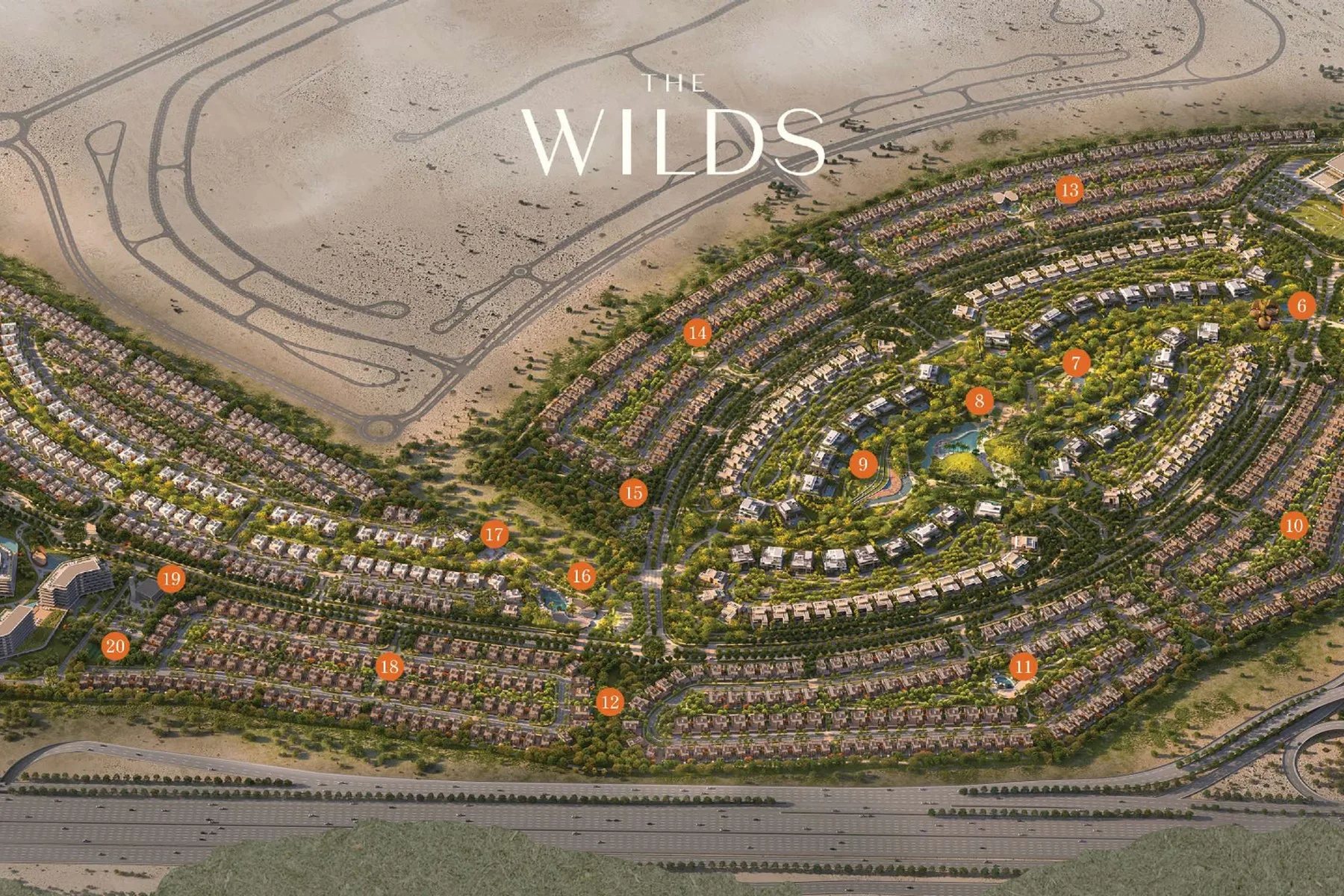The Wilds masterplan