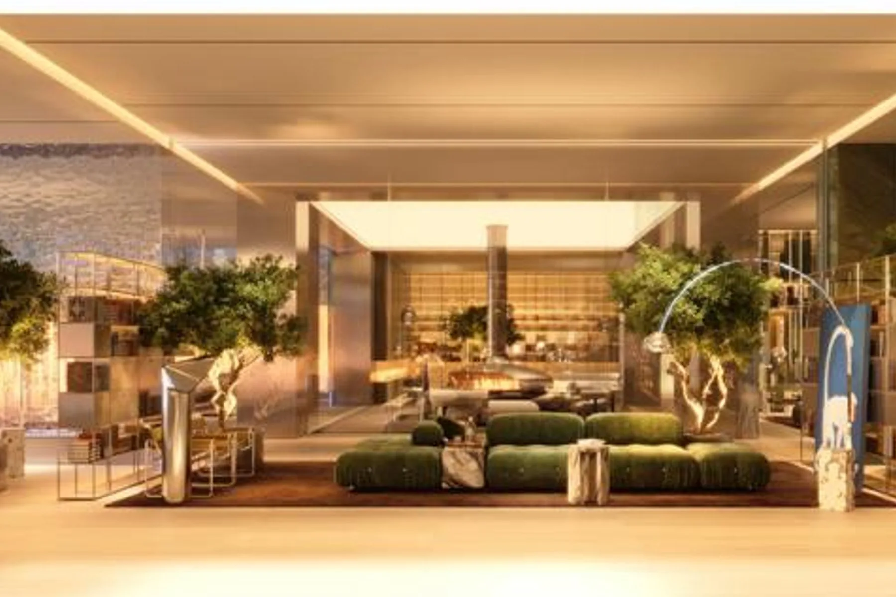Lobby lounge, full width