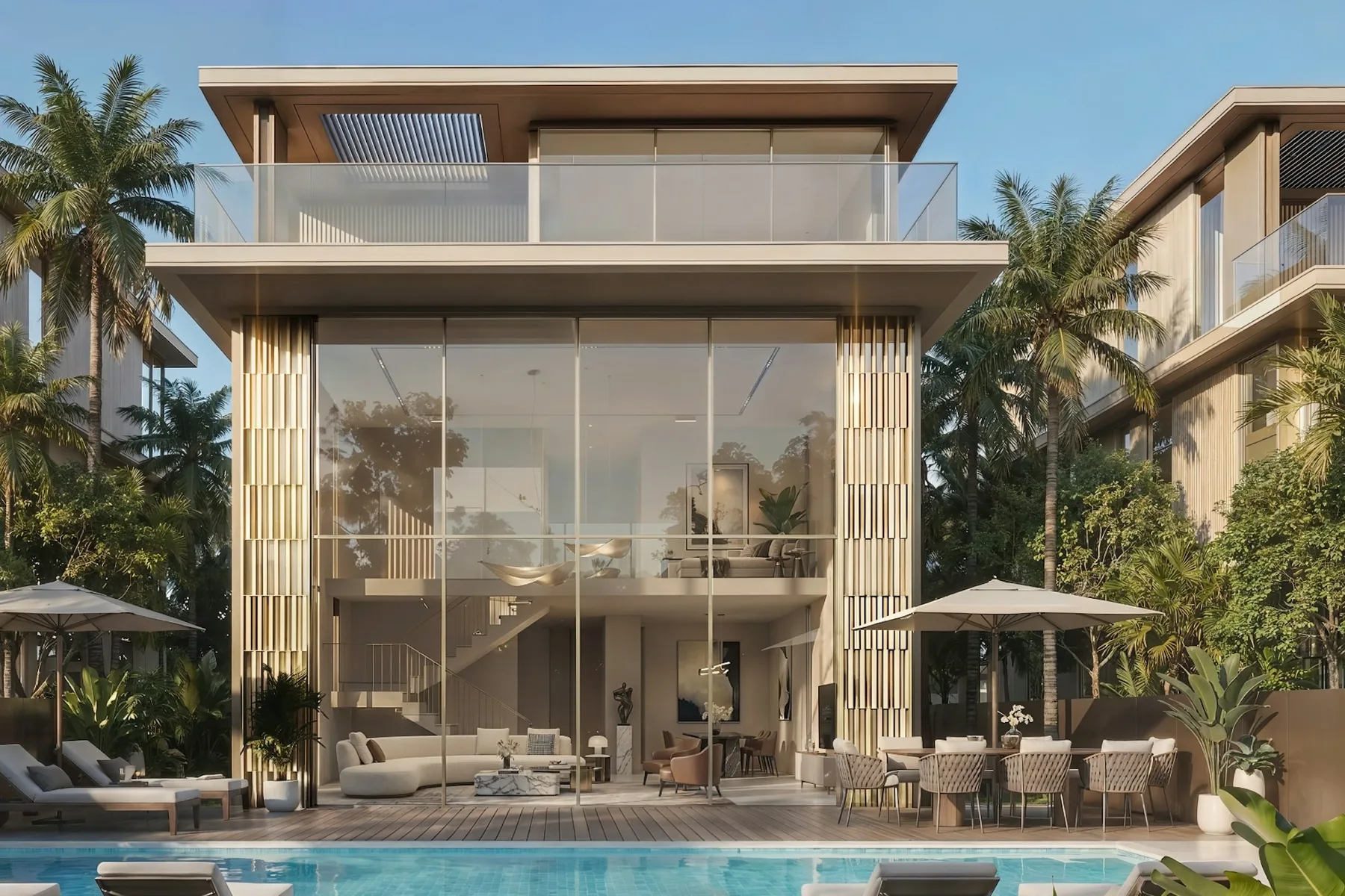 Villa with private pool and garden