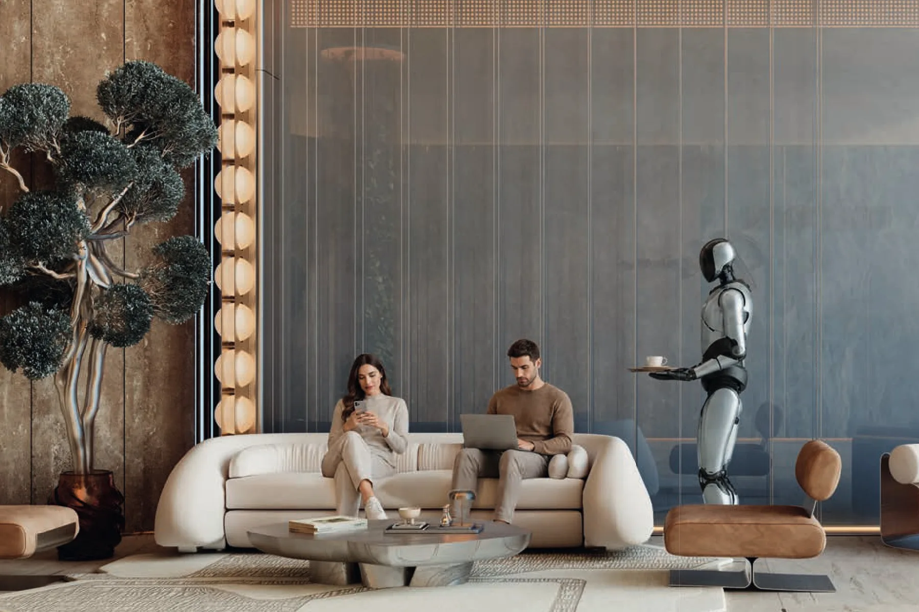Residents' lobby