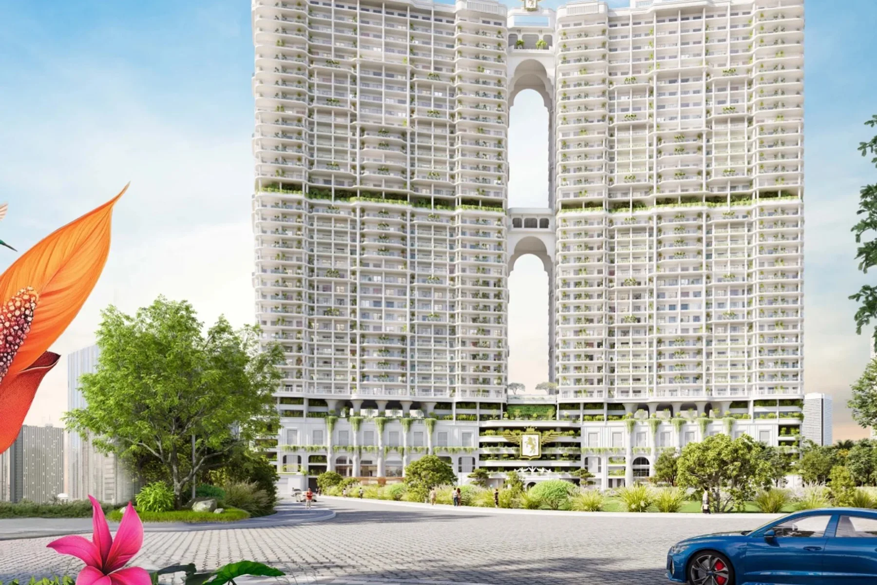 The tower from the boulevard
