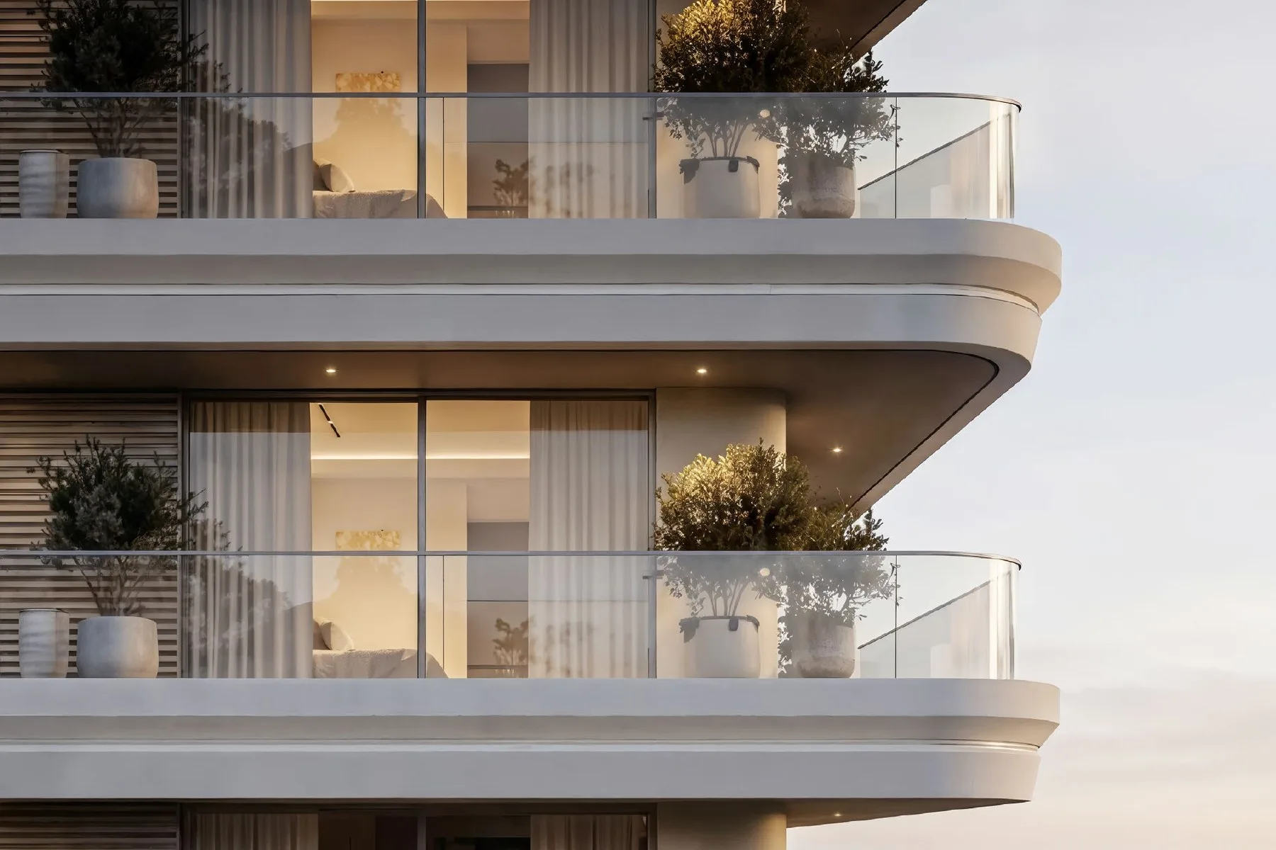 Balcony facade detail